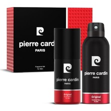 Pierre Cardin Original EDP Erkek Parfüm 100 ml & Deodorant Seti|Odunsu|Limon, Bergamot, Tonka