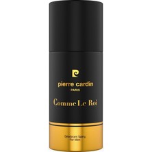 Pierre Cardin Comme Le Roi Erkek Deodorant|Odunsu, Fresh|Biber, Limon, Lavanta, Misk, Sedir Ağacı, Kehribar