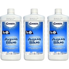 Özbience Aqua Blue 3'lü Karavan ve Tekne Tuvalet Kimyasalı, Atık Parçalayıcı Set