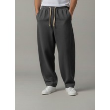 Wekame Erkek Jogger Baggy Fit Beli Lastikli %100 Orjinal Ham Keten Pantolon