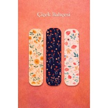 Hobbi Tasarım Çiçek Bahçesi Üçlü Ayraç Seti