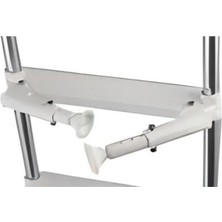 Özbience Alüminyum 4 Basamak Katlanabilir Merdiven 105CM, Pratik ve Hafif Kullanım