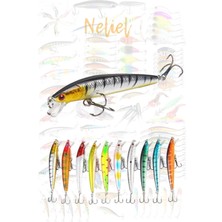 Özbience 10CM 9g Minnow Sahte Yem Lures Spin Maket Levrek Lüfer Çupra Kefal Turna