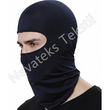 Nevateks Tekstil Motosiklet Scooter Bisiklet Balaklava Maske Siyah