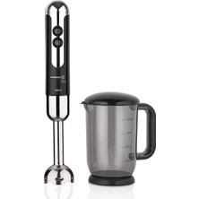 Hepta Collection Korkmaz Mia Duo Siyah Krom Blender Set