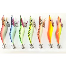 Özbience Parlak Fosforlu Kurşunlu Kalamar Zokası, Mavi ve Yeşil Renkli, Dayanıklı ve Esnek