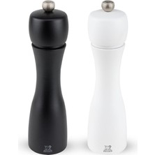 Hepta Collection Peugeot Tahiti Değirmen Seti Karabiber/tuz, Klasik Öğütme Derecesi Ayarı, Yükseklik: 20 Cm, Ahşap, B