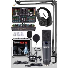 Hepta Collection Stüdyo Ekipmanları Private Paket-3 Cx2 Mikrofon VS15 Ses Kartı Stüdyo Kayıt Seti