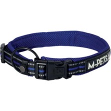 Hepta Collection M-Pets Hıkıng Reflektörlü Soft Boyun Tasması Blue (Xl)