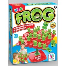 Emrah Gültekin Kurbağa Denge Oyunu Frog Ebeveyn Çocuk Etkileşimli Eğitici Kutu Oyunu Hediye Paketli Set