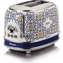 Hepta Collection Capri 2 Dilim Ekmek Kızartma Makinesi 0155/1C - 810 Watt, Metal Gövde, 2 Dilim Kapasite, Buz Çözme,
