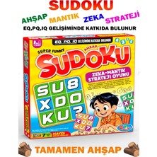 Emrah Gültekin Sudoku Ahşap Kutu Zeka Oyunu Çocuklar ve Yetişkinler Için Eğitici Düşünme Oyunu Hediye Paketinde