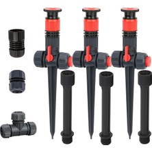 Hepta Collection Çok Ayarlanabilir Esnek Tasarım Uzantılı Bahçe Fıskiyesi, 9 Parça, Set