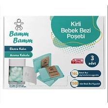Hepta Collection 500X3 Adet Kirli Bebek Bezi Kapasiteli Çöp Poşeti