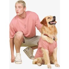 Hepta Collection Salya Store Sahip ve Köpek Kombini Hands T-Shirt -%100 Pamuk, Rahat ve Şık Tasarım, Unisex, Tüm Irkl