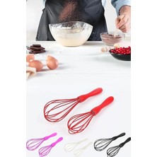 Hepta Collection Safestore 2'li Silikon Yumurta Puding Sos Kremşanti Çırpma Teli Çırpıcı