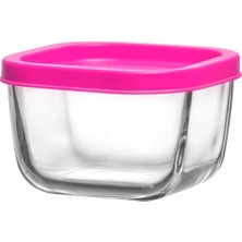 Hepta Collection Cube Saklama Kabı, Cam, 270 Cc, 4 Adet