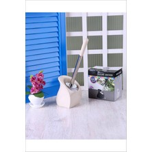 Pinkev Bej Renk Seramik Tuvalet Fırçası