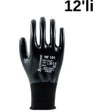 Activehand ACTİVEHAND NF-101 Tam Kaplı Nitril Profesyonel İş Eldiveni 12'li