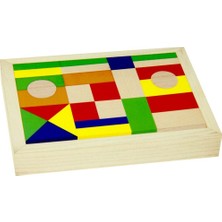 Line Eğitici Ahşap Bloklar 29 Parça Güvenli