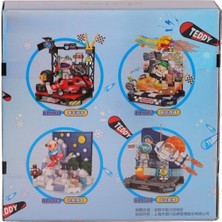 Line P88103 Desenli Kaykay 216 Parça Block Oyuncak Güvenli