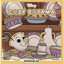 Line Cozy Sevimli ve Rahatlatıcı Boyama Kitabı Minnoşlar Güvenli