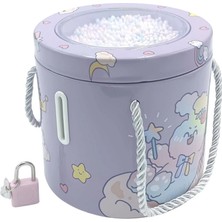 Line Kilitli Metal Yuvarlak Kumbara Güvenli