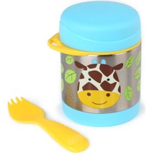 Line Zoo Paslanmaz Çelik Termos 325 ml Zürafa Güvenli