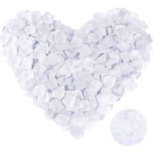 Line Beyaz Renk Gül Yaprağı Şekilli Konfeti 5 Paket 500 Adet Güvenli