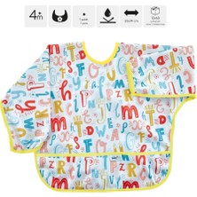 Line  baskılı Blw Kollu Önlük 784 Harf Desen Güvenli