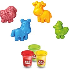 Line 03993 Art Craft Çiftlik Hayvanları Hamur Set 168 gr -Fentoys Güvenli