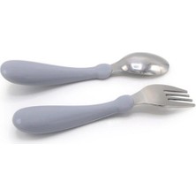 Line  paslanmaz Çelik Çatal Kaşık Seti 522 Gri Güvenli