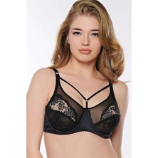 Red Womans Günlük Çiçek Desenli Desteksiz Balenli Ip Aksesuarlı Askıları Çıkabilir Dantel Detaylı Sütyen