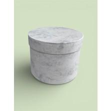 Hediyelik Silindir Kutu Mermer - Küçük
