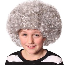 Bg Arzenis Arzenıs Gri Renk Kabarık Bonus Peruk Afro Takma Saç 5457884