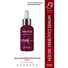 Mırra Cellular Serum Yaşlanma Kırışıklık karşıtı Tonu eşitleyici Nemlendirici C vitamini Niasınamıd Peptit
