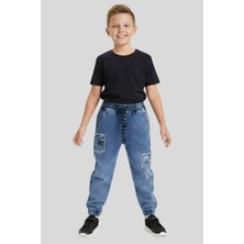 Crassi Erkek Çocuk Kot Pantolon Lastikli
