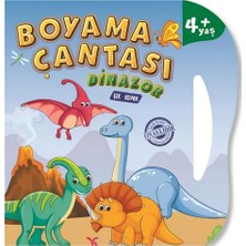 Kayem Kay Boyama Çantası Çek Kopar Boyama Kitabı Dinozor 658474