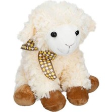 Kayem Kay 1509 -Jhn-Pff-Sk Peluş Kuzu Oturan Kurdeleli 24CM 2r 658474