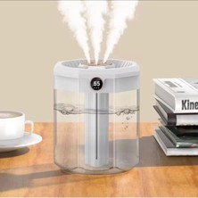 Akıllı Durak Sonx Şeffaf Gövdeli Dijital Ekranlı Ultrasonik Hava Nemlendirici – Yüksek Buhar Gücü ve Sessiz Çalışma
