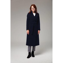 Barbora Kemer Detaylı Kaşe Kadın Kaban