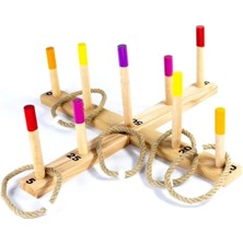 Bg Arzenis Arzenıs Kutuda Ahşap Halka Atma Oyunu 5457884