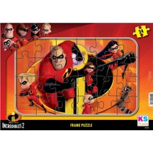 Bg Arzenis Arzenıs Inc 704 Incredibles 2 Frame Puzzle 24 Parça 5457884
