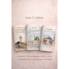 Hobbi Tasarım Kutlu Üç Mekan Defter Üçlüsü Çizgisiz A6