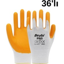 Beybi Pn5 Örme Nitril Eldiven 36'lı Paket