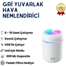 Hzl 300 ml Ulrasonik Hava Nemlendirici Buhar Makinesi ve Aroma Difüzörü