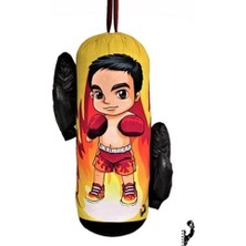 Akıllı Durak Çocuk Boks Kum Torbası Eldiven Dahil 2-6 Yaş Boksör