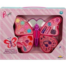 Kayem Kay 2603 Kelebek Şekilli 4 Katmanlı Makyaj Güzellik Seti - 658474