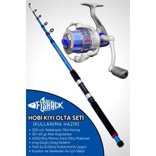 Özbience Hobi Kıyı Olta Takımı 300CM 30-60GR Kamış ve 4000'LIK Olta Makinesi
