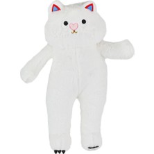 Bg Arzenis Arzenıs 4806 Peluş Uzun Kedi 55 cm Beyaz -My Friend Toys 5457884